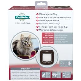 Puerta para gatos con microchip PETSAFE - Marrón