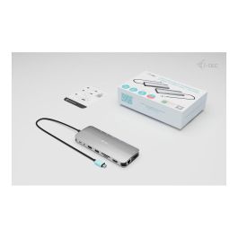 Hub USB i-Tec C31NANOTRIPLEDOCKPD Gris