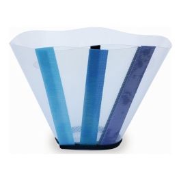 KVP Collar Isabelino Ez Clear Transparente con Velcro y Borde Acolchado 32-39 cm Cuello x 23 cm Profundidad KVP Collar Isabelino Ez Clear Transparente con Velcro y Borde Acolchado 32-39 cm Cuello x 23 cm Profundidad