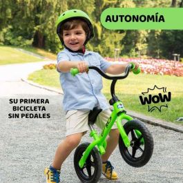 Chicco Bicicleta sin Pedales S Bullet Verde 10 Pulgadas para Niños de 2 a 5 Años Ideal para el Equilibrio