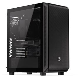 ENDORFY EY2A010 ARX 500 Air TG Black - Caja PC Midi Tower Gaming con Panel y Ventana Lateral de Vidrio Templado