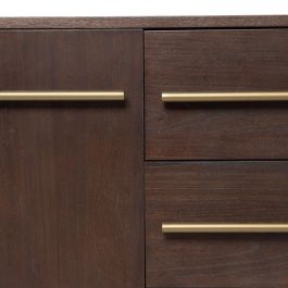 Aparador Marrón Madera-Hierro Salón 130 X 45 X 83,20 cm