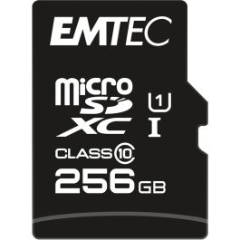 EMTEC Tarjeta microSD 256GB UHS-I U1 EliteGold con Adaptador