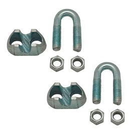 Edm Sujetacable Din-741 sjt01, Acero Galvanizado, M6 5/16", 2 unidades