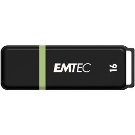 EMTEC K100 Memoria USB 2.0 16GB, Tipo A, Tapa, Pack de 10 Unidades, Multicolor