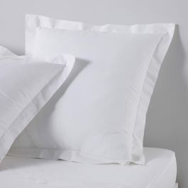 TODAY TOD3574643503022 Funda de Almohada Essential 100% Algodón Liso 63x63+5 cm Color Tiza
