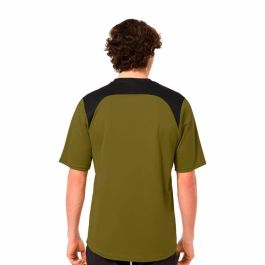 Camiseta de Manga Corta Hombre Oakley Free Ride SS Verde Oliva M
