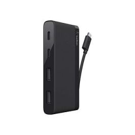 Belkin F4U090btBLK Hub USB-C de Viaje 4 Puertos (2x USB A, 2x USB C) Negro Precio: 74.69000033. SKU: S7740584