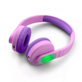 Philips Auriculares Inalambricos TAK4206PK/00 para Niños, Bluetooth, Micrófono, Rosas, 28h Batería, Luces LED, Control Parental Precio: 34.50000037. SKU: S0446140
