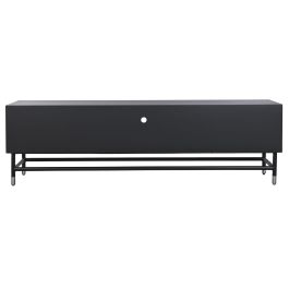 DKD Home Decor Mueble TV Moderno Negro Gris 40 x 50 x 170 cm