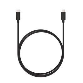 Veho Cable USB-C a USB-C Carga Rápida 60W y Sincronización 480Mbps, 1m, Tacton Negro Duradero