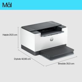 HP Impresora Láser Monocromo LaserJet M209d Dúplex Blanca 8J9L0F