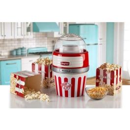 Ariete 2957 Máquina de Palomitas Party Time Big Popper Roja, Diseño Retro Años 50, Aperitivo Natural