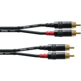 Cordial Cable de Audio RCA/RCA Doble 90 cm Precio: 12.50000059. SKU: B15TVPLBLX