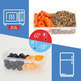Set de Recipientes de Cocina Herméticos Apilables Max Home 29 x 12 x 20 cm 6 Unidades Set de Recipientes de Cocina Herméticos Apilables Max Home 29 x 12 x 20 cm 6 Unidades
