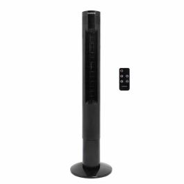 Ventilador de columna oceánica - 50W - Altura 110 cm - Oscilación automática - Control remoto - Temporizador - Negro Precio: 62.50000053. SKU: B13JSC3QE2