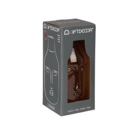 Giftdecor Jarrón Cristal Cara Rosa 11x24.5x12 cm (Set de 6)