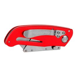 Workpro Navaja Multiusos Plegable con Cambio Rápido de Cuchilla Mecanismo Patentado Mango Aluminio Clip