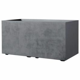 Deroma 9H91ZSZ217 Jardinera Muret Millennium R con Reserva de Agua, Gris Ceniza, 79 cm