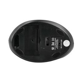 Raton Q-Connect Optico Inalambrico Ergonomico Vertical Dpi 800-1200-1600 Pila Aa Negro