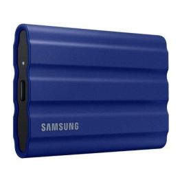 Samsung MU-PE1T0R/EU Disco Externo SSD Portable T7 Shield 1TB USB 3.2 Gen 2 Azul - Robusto, IP65, 1050 MB/s