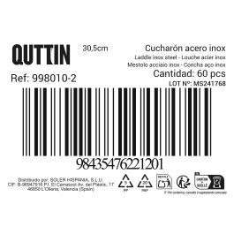 Privilege Cucharón de Acero Inoxidable 30.5 cm - Utensilio de Cocina para Servir Alimentos (60 Unidades)