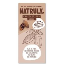 NATRULY Chocolate Negro Tableta Bio 85g, sin gluten, sin azúcares añadidos, alto contenido en fibra Precio: 5.5. SKU: B1J3BFJLZN