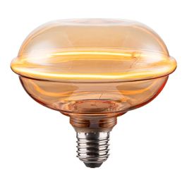 Fbright Bombilla LED Decorativa UFO E27, 4W, 280LM, 1800K Luz Cálida, Ø130x121mm, Cristal Dorado, No Regulable Precio: 15.59000058. SKU: B1J2HWGEP3