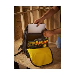 Stanley STST1-72335 Mochila Portaherramientas 15kg Nailon 600D, Compartimento Laptop, Divisor, Respaldo Acolchado