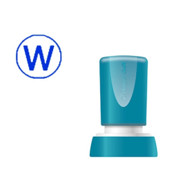 X'stamper Sello Quix Personalizable Redondo Color Azul Diámetro 20 mm q-34 Precio: 8.59000054. SKU: B1E7W7LMSK