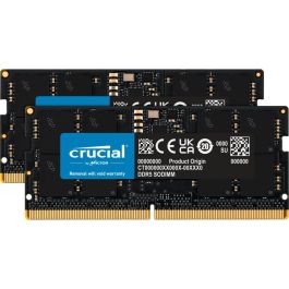 Crucial CT2K16G48C40S5 Memoria RAM DDR5 32GB (2x16GB) 4800MHz CL40 SODIMM para Portátil Precio: 347.50000043. SKU: B1JWSN36ZG