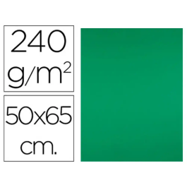 Liderpapel Cartulina 50x65 cm 240g/m2 Verde Navidad Paquete de 25 Hojas Precio: 16.50000044. SKU: B1JMMH7A7D