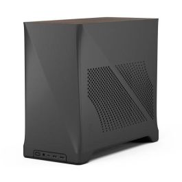 Fractal Design ERA ITX Caja PC m-ITX Charcoal, 2 ventiladores de 120 mm, USB3.1 Tipo C, tarjeta elevadora PCIe 4.0