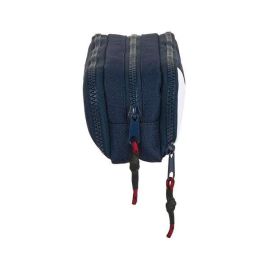 Estuche Escolar F.C. Barcelona Corporativa Azul Granate (21 x 8 x 8 cm)