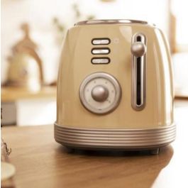 Cecotec Vintage 800 Tostadora 2 rebanadas 850 W Amarillo