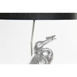 Lampara Sobremesa Oriental DKD Home Decor Plateado Negro 33 x 74 x 33 cm Lampara Sobremesa Oriental DKD Home Decor Plateado Negro 33 x 74 x 33 cm