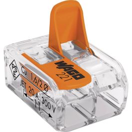 WAGO 221-412-100 Conector de Empalme Compacto Serie 221 para Cables de 4mm (100 Piezas)