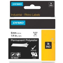 Dymo 18054 Cinta Id1-6, Negro Sobre Blanco, 6 mm, Poliéster Precio: 17.5899999. SKU: B1JEDZRDTE