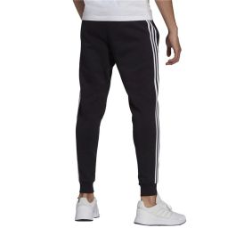 Pantalón Largo Deportivo Adidas 3S Fl F Pt Negro Hombre