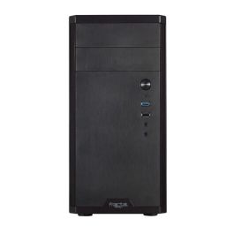 Fractal Design CORE 1100 Mini Tower PC Negro - FD-CA-CORE-1100-BL - Compatible con micro ATX/Mini-ITX, Ventilador 120mm