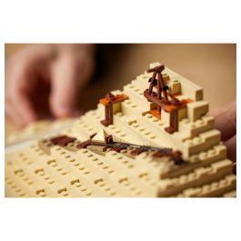 LEGO 21058 Architecture La Gran Pirámide de Giza, modelo de hobby creativo para construir, monumento mundial y decoración