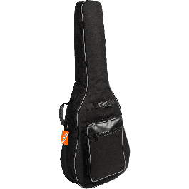 Tobago Funda Guitarra Acústica Folk Acolchada, Poliéster 600D, Espuma de 15mm, Bolsillo y Correas Ajustables
