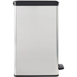 Papelera Slim - SLIM BIN - CURVER - 40L - Ahorro de espacio - 40 x 25 x 61 cm - Gris metalizado Papelera Slim - SLIM BIN - CURVER - 40L - Ahorro de espacio - 40 x 25 x 61 cm - Gris metalizado