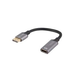 Lanberg Adaptador 8K DisplayPort a HDMI 1.4/2.1, 7680x4320@60Hz, 48 Gbit/s, Conectores Chapados en Oro, 0.2m Precio: 21.78999944. SKU: B1KE3HNZRN