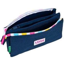Safta Portatodo Triple Benetton "Love" Escolar con 3 Compartimentos 220x30x120 mm 0,6 L Precio: 10.58999986. SKU: S4307995