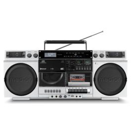 Medion AAAPE16790 Radio Vintage FM/DAB+ con CD, Cassette, USB, MP3 - 2 x 10 W RMS - Plateado Precio: 214.68999992. SKU: B1E343TWGE