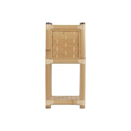 DKD Home Decor Macetero Tropical de Bambú y Ratán 35 x 35 x 77 cm