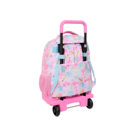 Mochila Escolar Barbie Painterly Rosa Azul cielo 33 x 45 x 22 cm