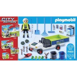 Limpieza Urbana Con Coche Eléctrico 71433 Playmobil