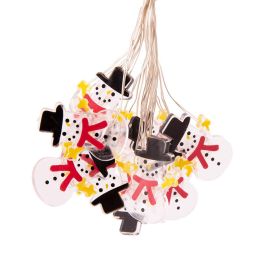 Guirnalda LED Interior HO-XMAS-027-IP20-3M-WW 3 Metros para Decoración del Hogar, Funciona con Pilas